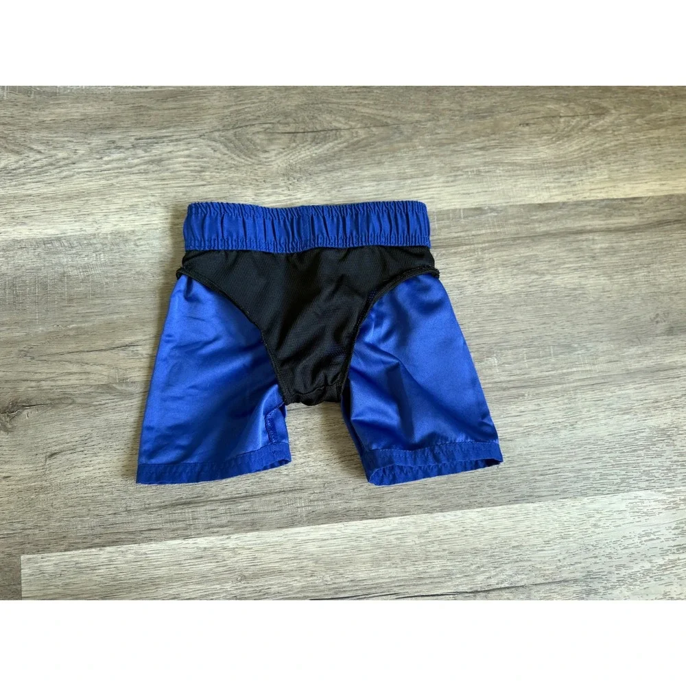 Hurley Boys Blue Swim Trunks Board Shorts Size 3T‎ Gradient Logo Beach Swimwear